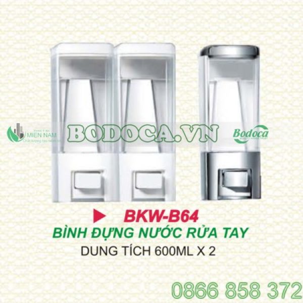 Hộp xà phòng nhập khẩu nhấn nút cao cấp BKW-B64