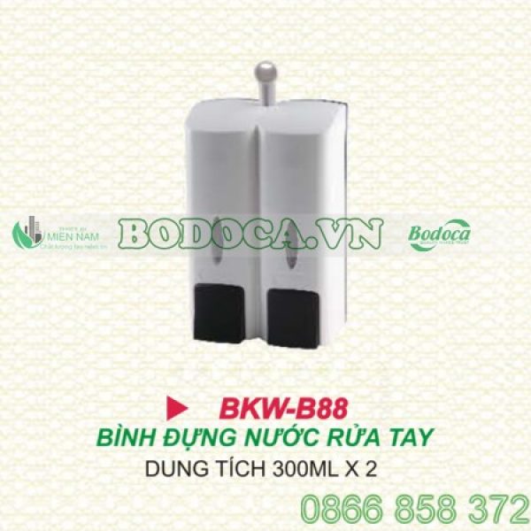 Bình đựng xà phòng treo tường trong khách sạn BKW-B88