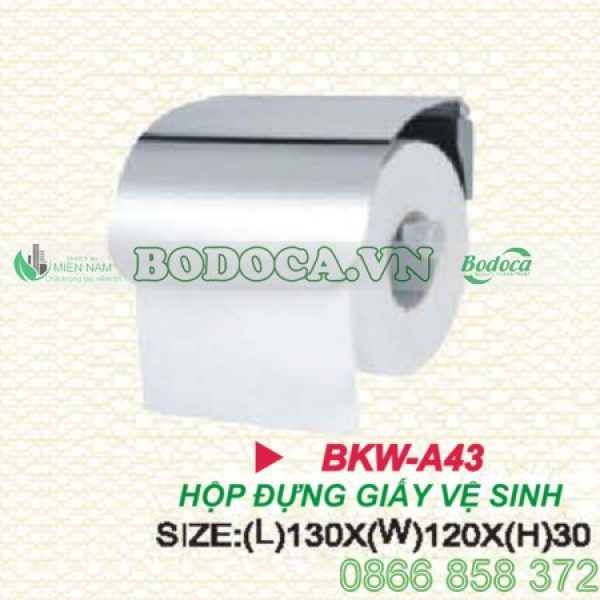 Hộp đựng giấy vệ sinh cao cấp BKW-A43