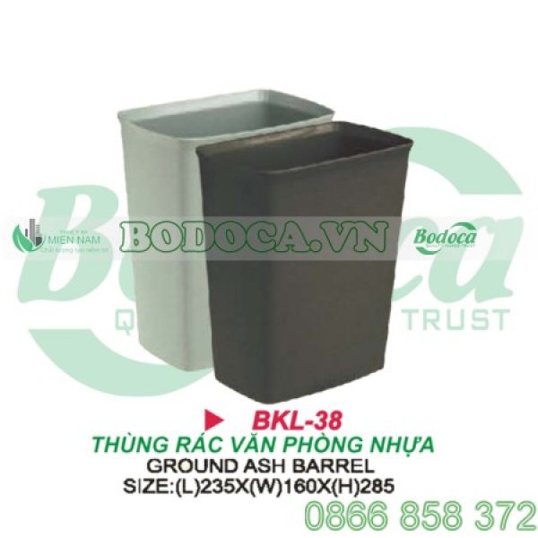 Thùng rác văn phòng nhựa tại hà nội BKL-38