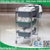 Xe đẩy hàng thức ăn nhà hàng khung inox AF08167