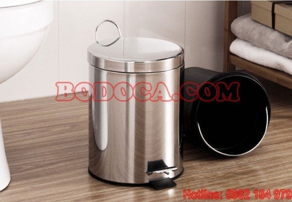 Phân phối thùng rác inox đạp chân 7l cao cấp giá rẻ tại Hà Nội