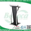 Chuyên bán bục phat biểu inox trắng bọc da kiểu dáng sang trọng giá rẻ