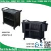 Xe đẩy thức ăn nhựa 3 tầng nhập khẩu AF08179C