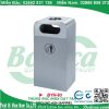 Công ty phân phối thùng đựng rác inox hình vuông có gạt tàn YH-93